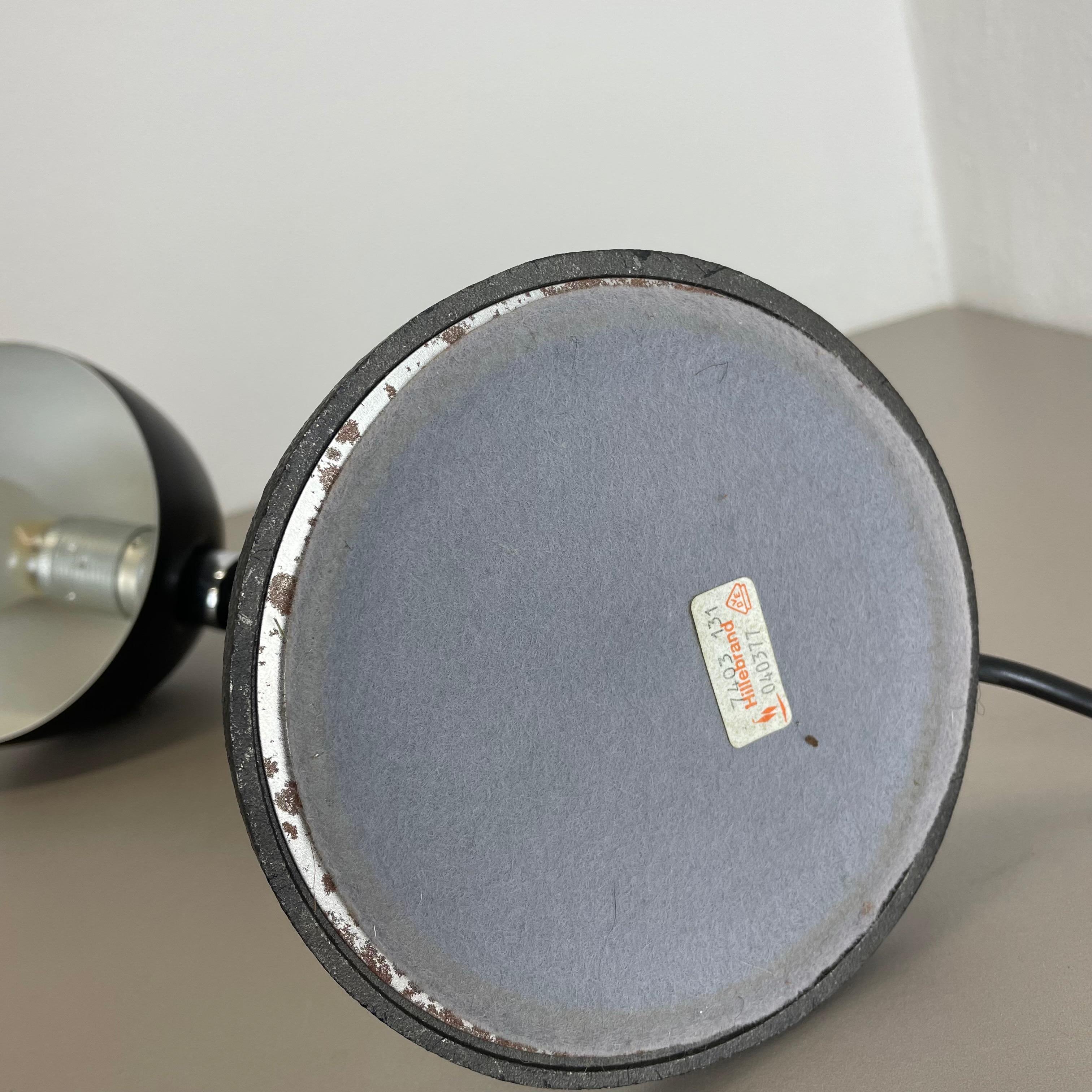 Modernist SPACE AGE Metal Table Light by Hillebrand Leuchten, Germany, 1970s For Sale 15