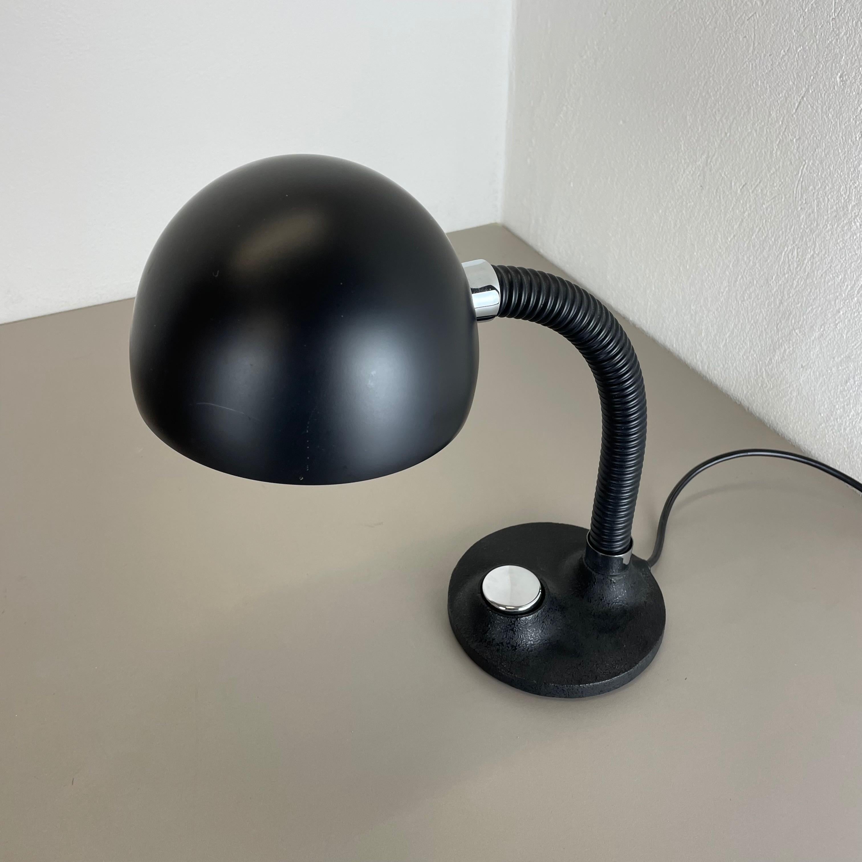Modernist SPACE AGE Metal Table Light by Hillebrand Leuchten, Germany, 1970s In Good Condition For Sale In Kirchlengern, DE