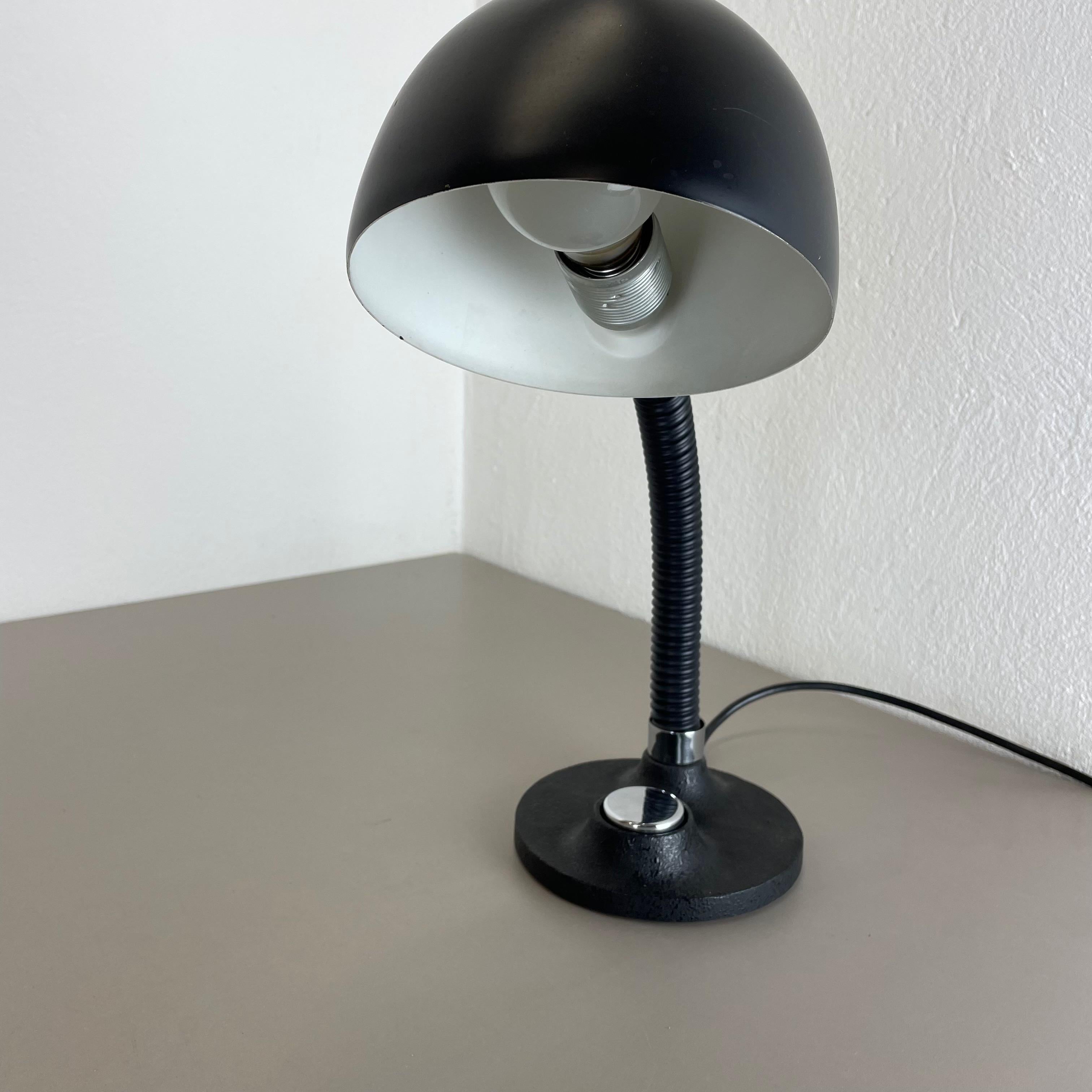 Modernist SPACE AGE Metal Table Light by Hillebrand Leuchten, Germany, 1970s For Sale 1