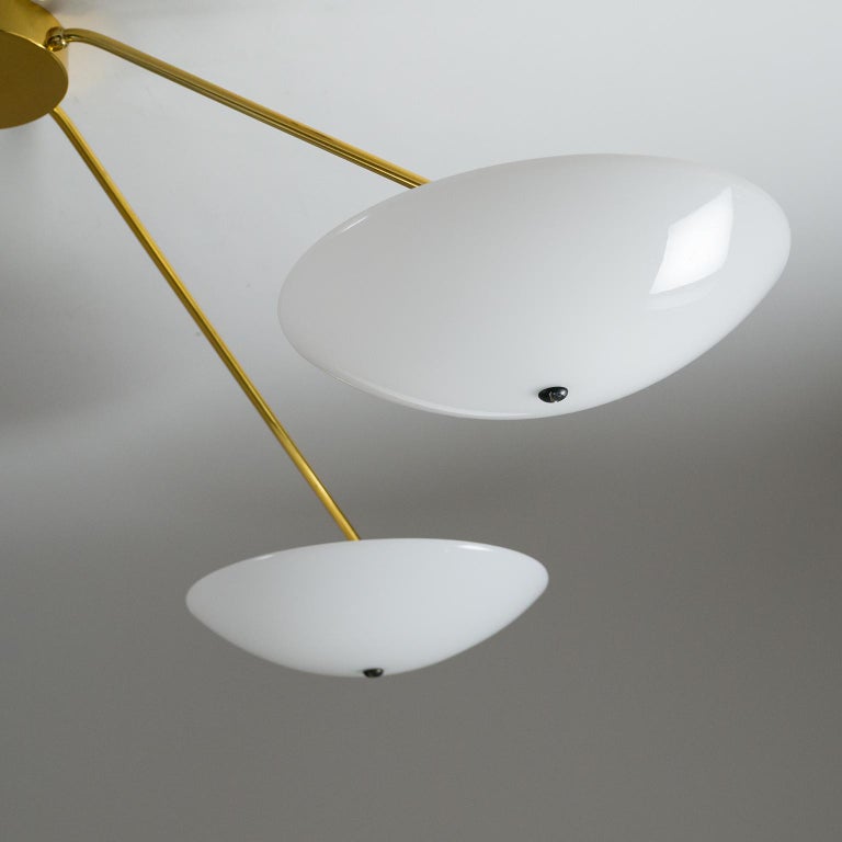 Modernist Sputnik Ceiling Light, 1950s at 1stdibs