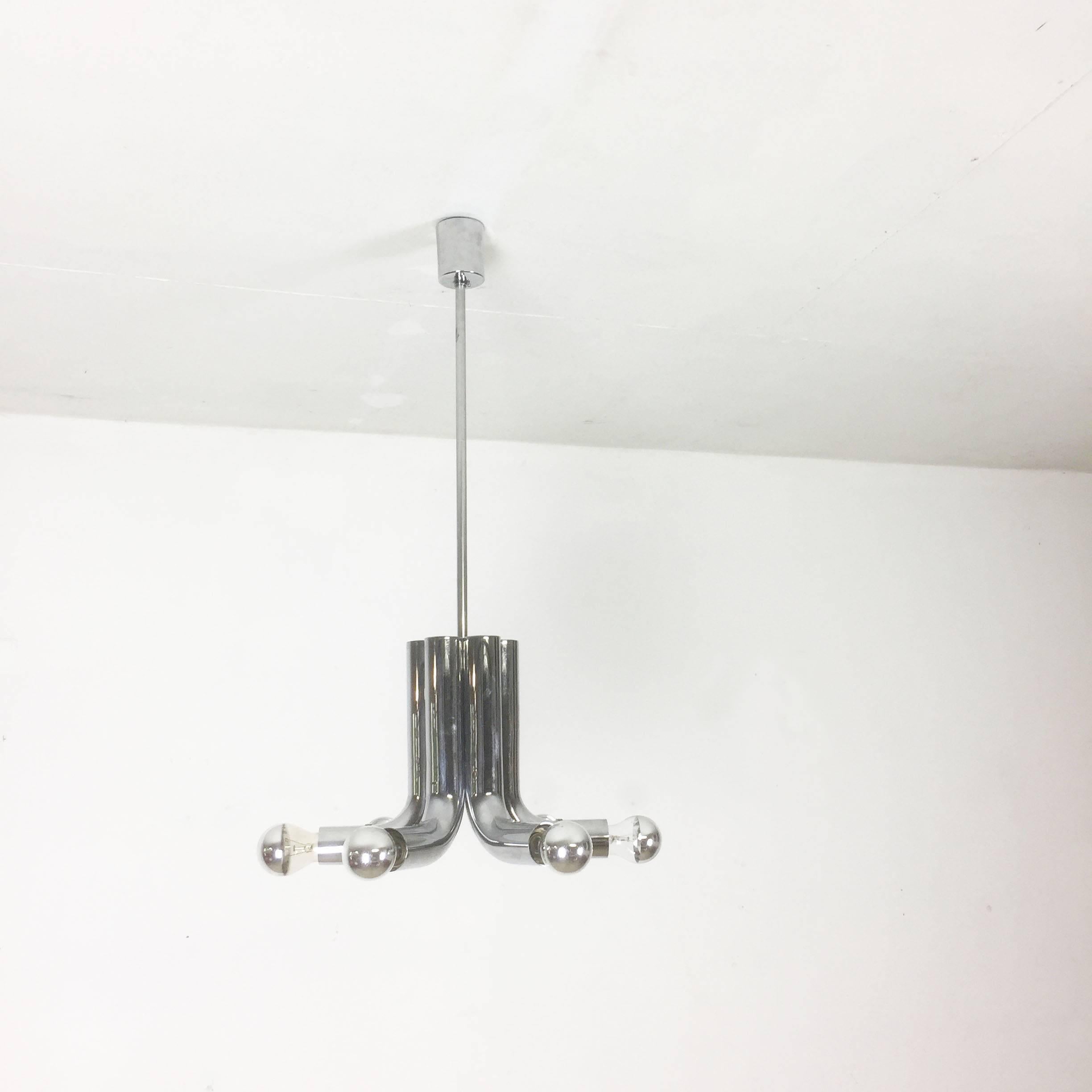 Mid-Century Modern Lampe suspendue moderniste Spoutnik de Cosack Lights, Allemagne, années 1960 en vente