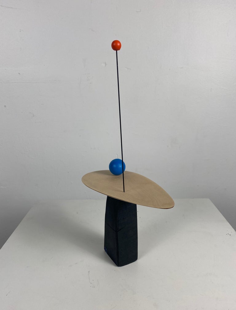 Hand-Crafted Modernist Stabile Sculpture by Graham Sears For Sale