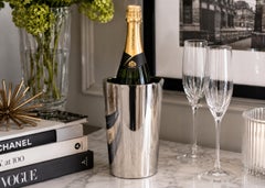 Modernist Stainless Steel Champagne Cooler / Wine Chiller Modern home décor gift