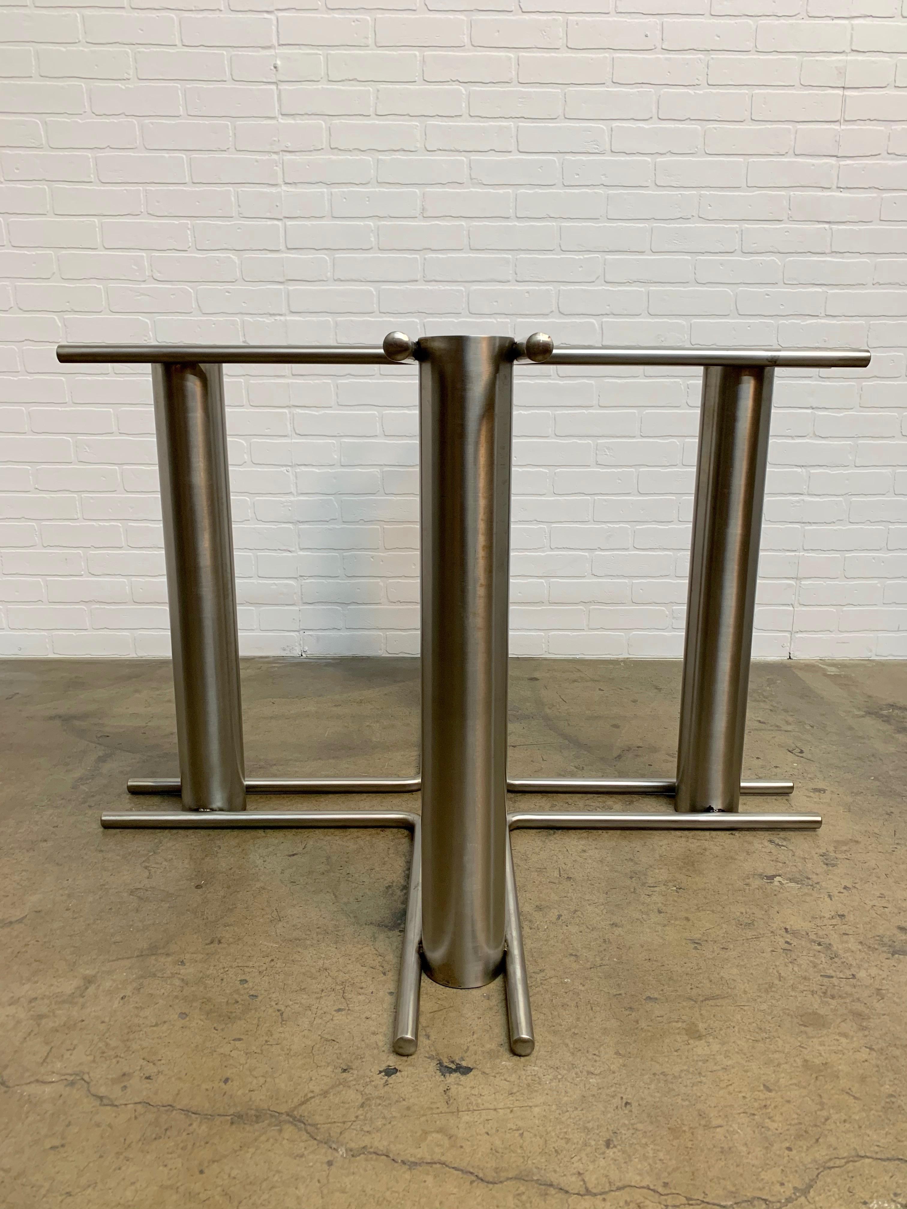 Modernist Stainless Steel Dining Table 3