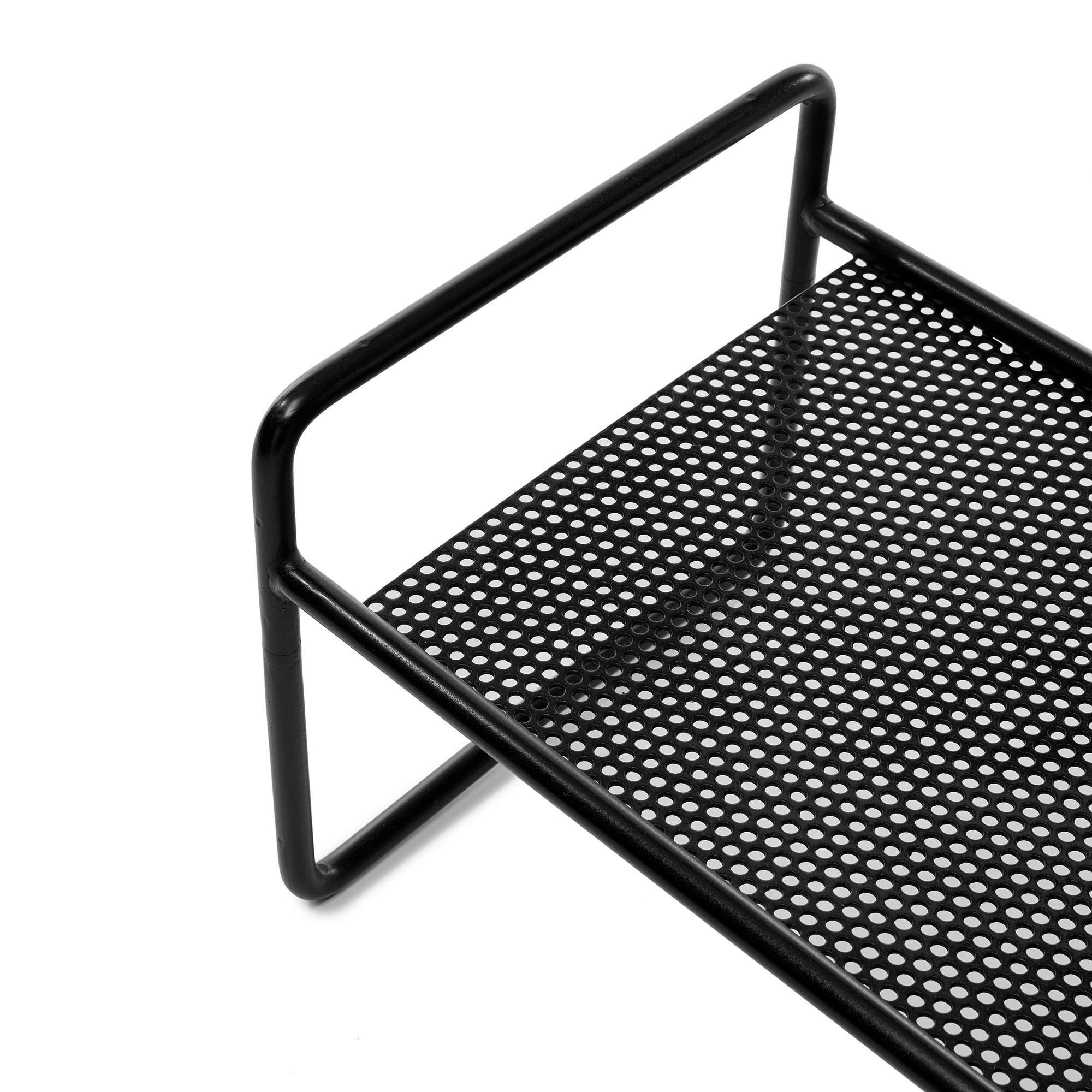 Américain Ottoman/table d'appoint de bar moderniste en acier, 2022 en vente
