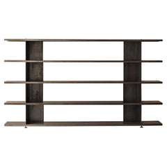 Modernist steel shelving unit, Germany 1980s
