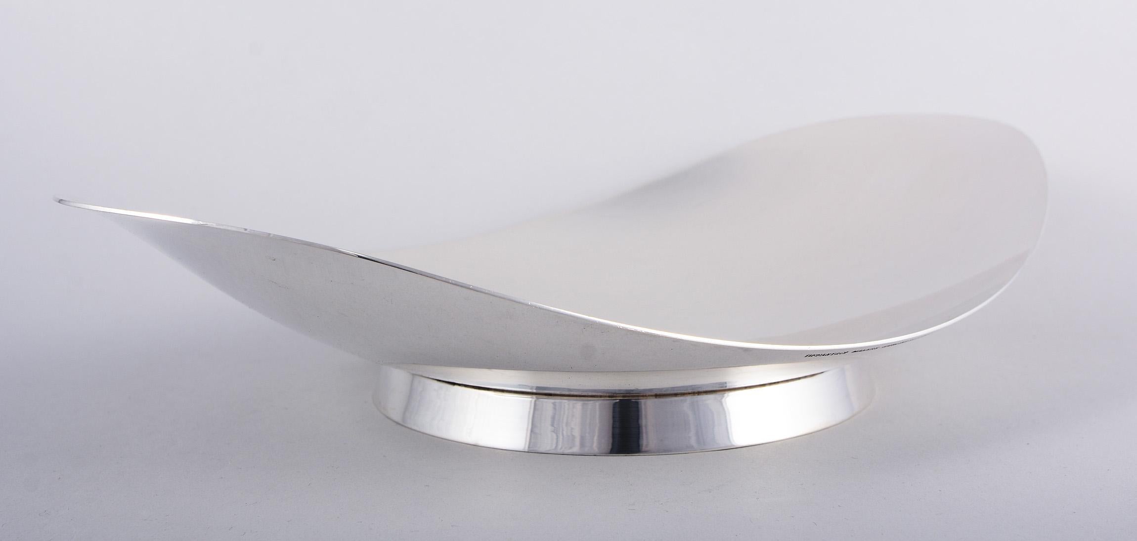 Mid-Century Modern Modernist Sterling Silver Centerpiece Bowl by Tiffany & Co.