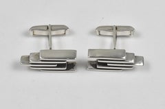 Modernist Sterling Silver Cufflinks by Sigi Pineda