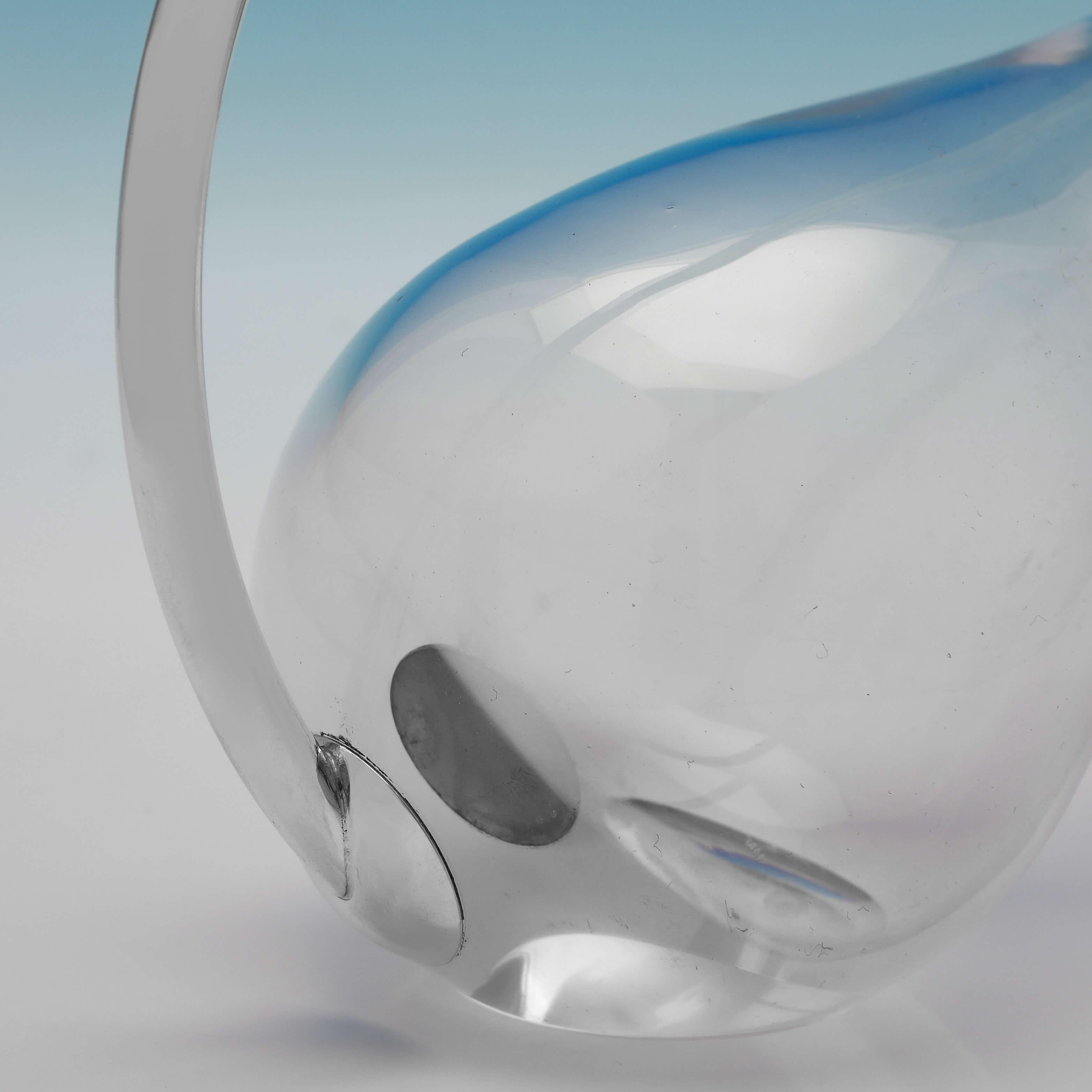Inglese Decanter modernista in argento Sterling di Asprey & Garrard - Londra 1999 in vendita