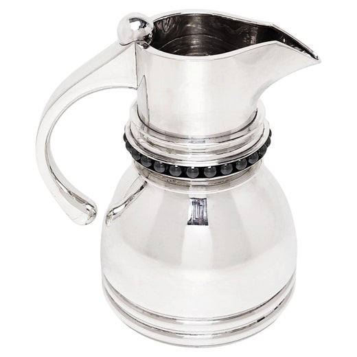 Modernist Sterling SilverJug Pitcher Ewer London, 1998 Ian Calvert