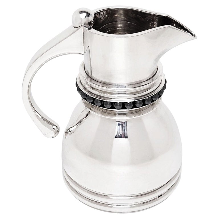 Modernist Sterling SilverJug Pitcher Ewer London, 1998 Ian Calvert