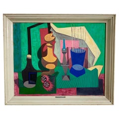 Modernist Still Life by Peter Paul Sakowski Titled "Abstract Design" D 1951