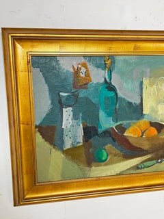 Modernist Still Life by Washington D.C. Artist Leonard Maurer Circa 1950s