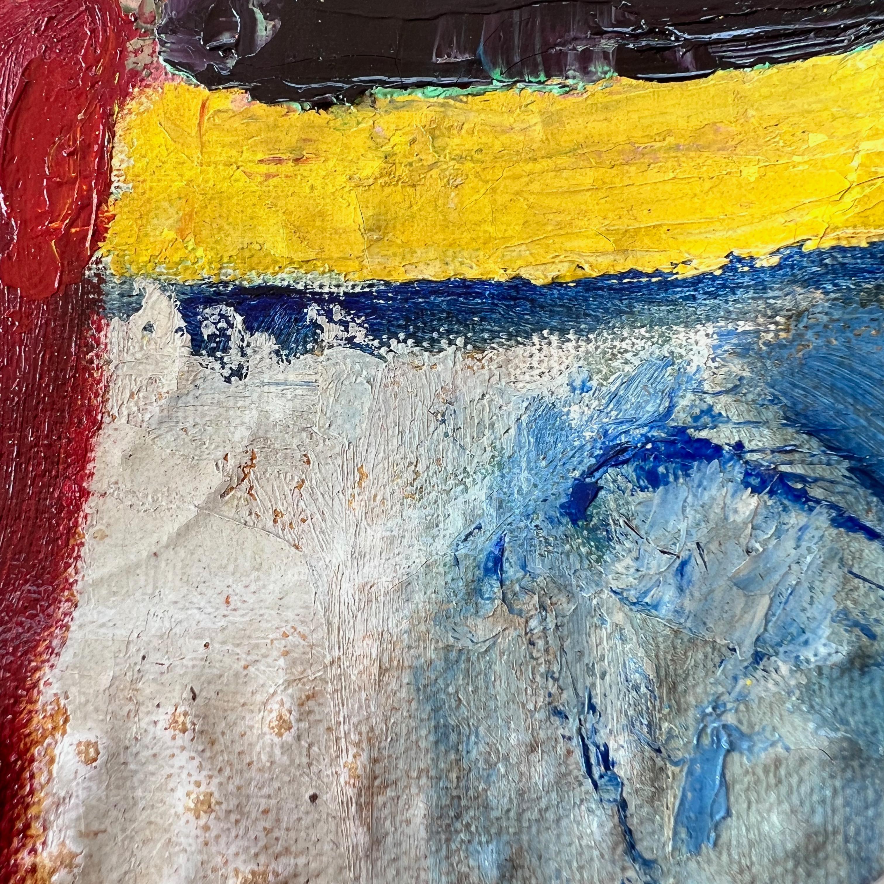 Wall Art Installation: Ceramic Plates + Oil on Canvas - 