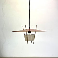 Lampe suspendue de style moderniste Stilnovo d'Ernest IGL pour Hillebrand, Allemagne, 1960