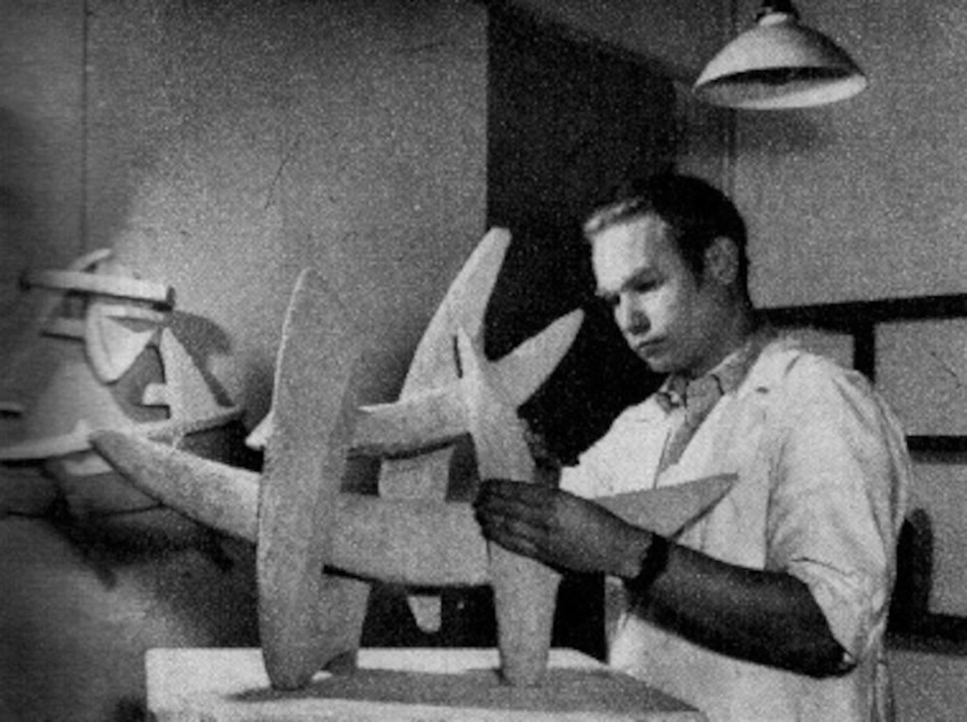Escultura modernista de gres de Sakari Vapaavuori en Arabia, Finlandia, años 60 13