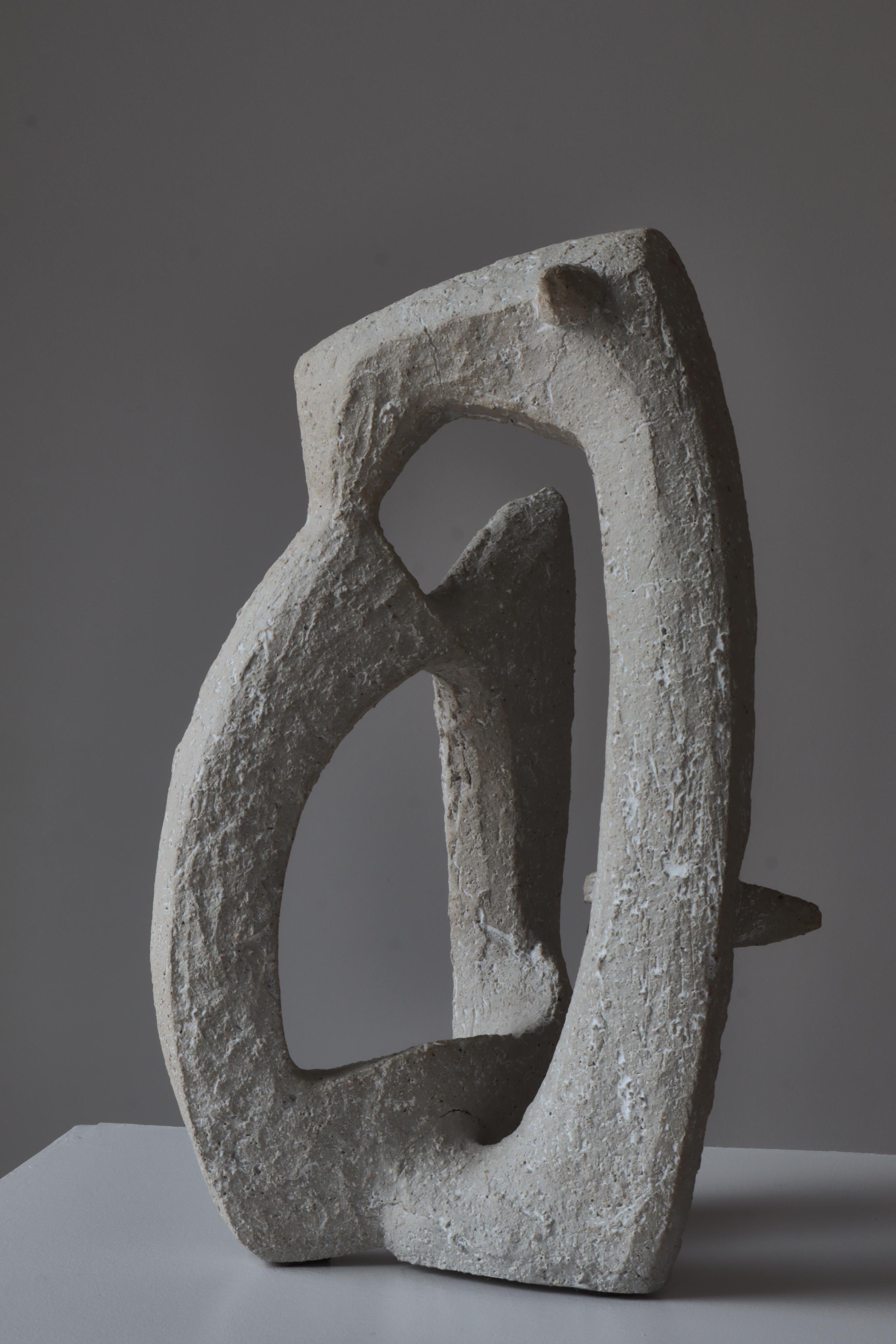 Escultura modernista de gres de Sakari Vapaavuori en Arabia, Finlandia, años 60 en Bueno Estado en Odense, DK
