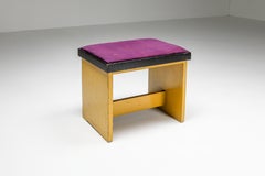 Taburete modernista de H. Wouda, 1924