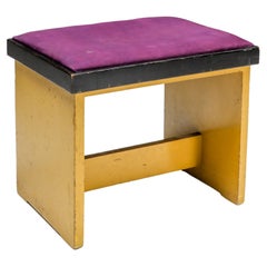 Modernist Stool by H. Wouda, 1924