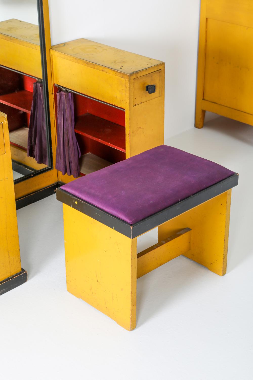 Modernist Stool by Wouda, 1924 4