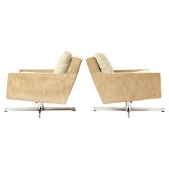 Modernist Swivel Lounge Chairs for Knoll