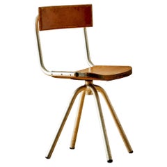 Modernist Swivel Side chair attributed to Giuseppe Terragani