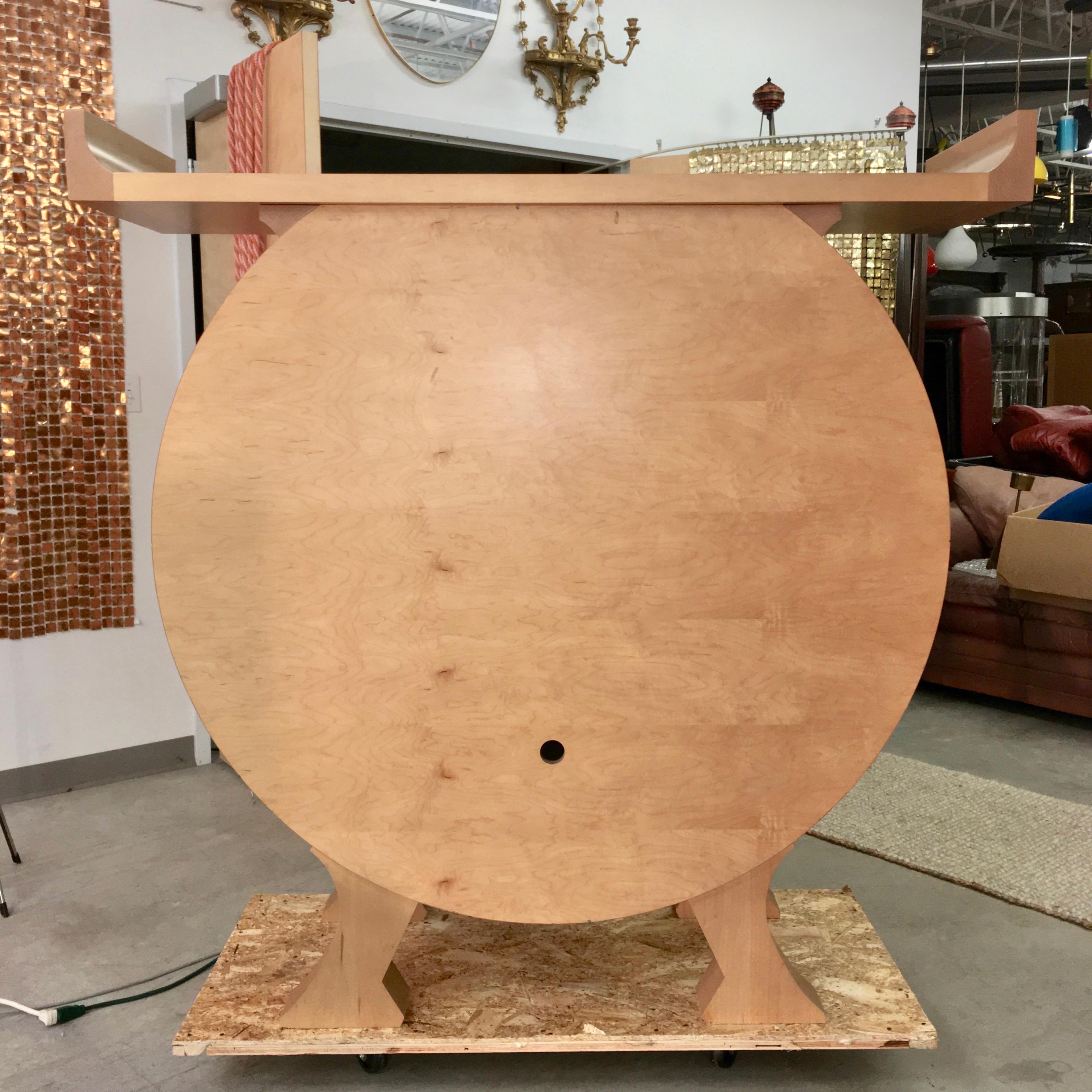 Modernist Sycamore Bar Cabinet by Michael Ryan Architects 1