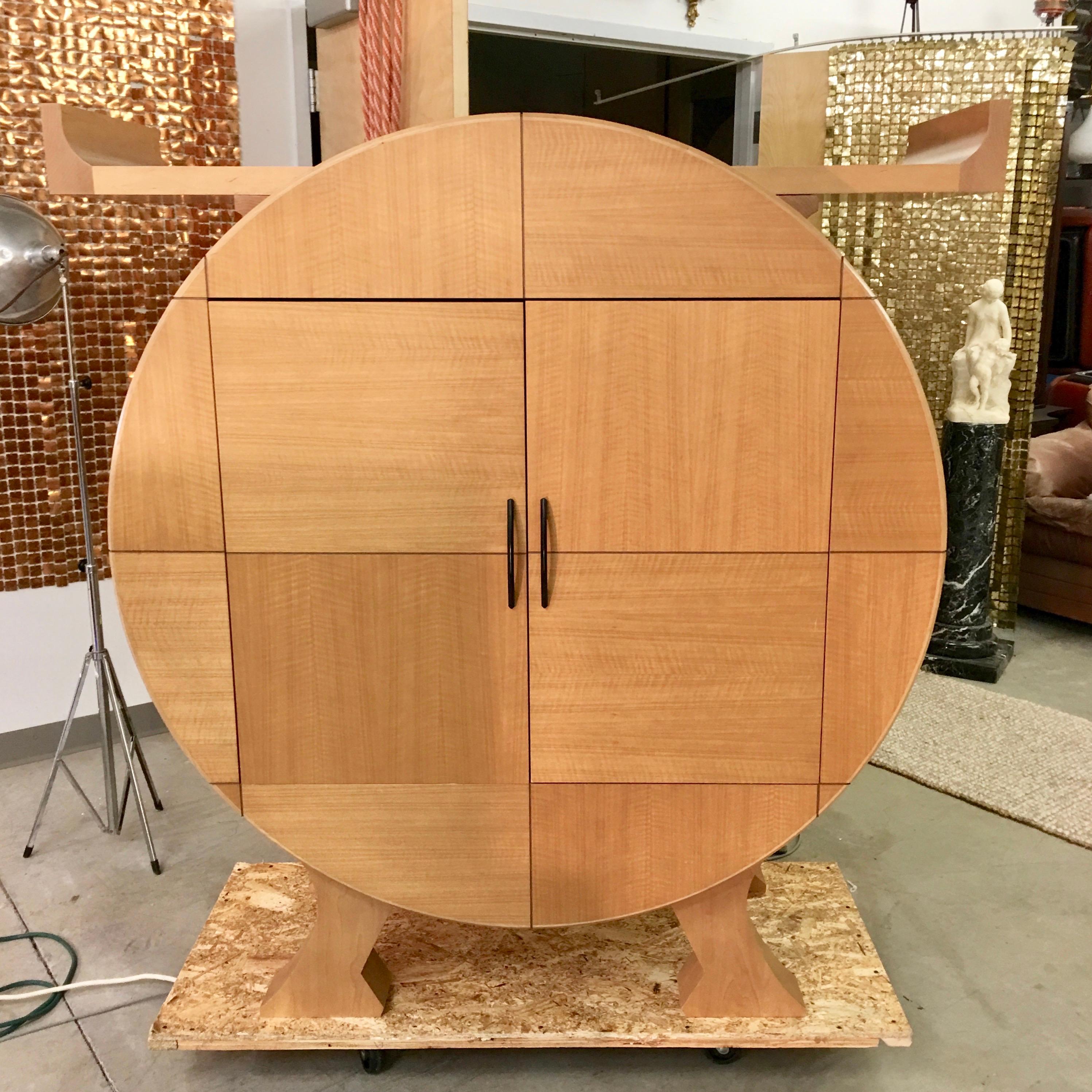 Modernist Sycamore Bar Cabinet by Michael Ryan Architects 3