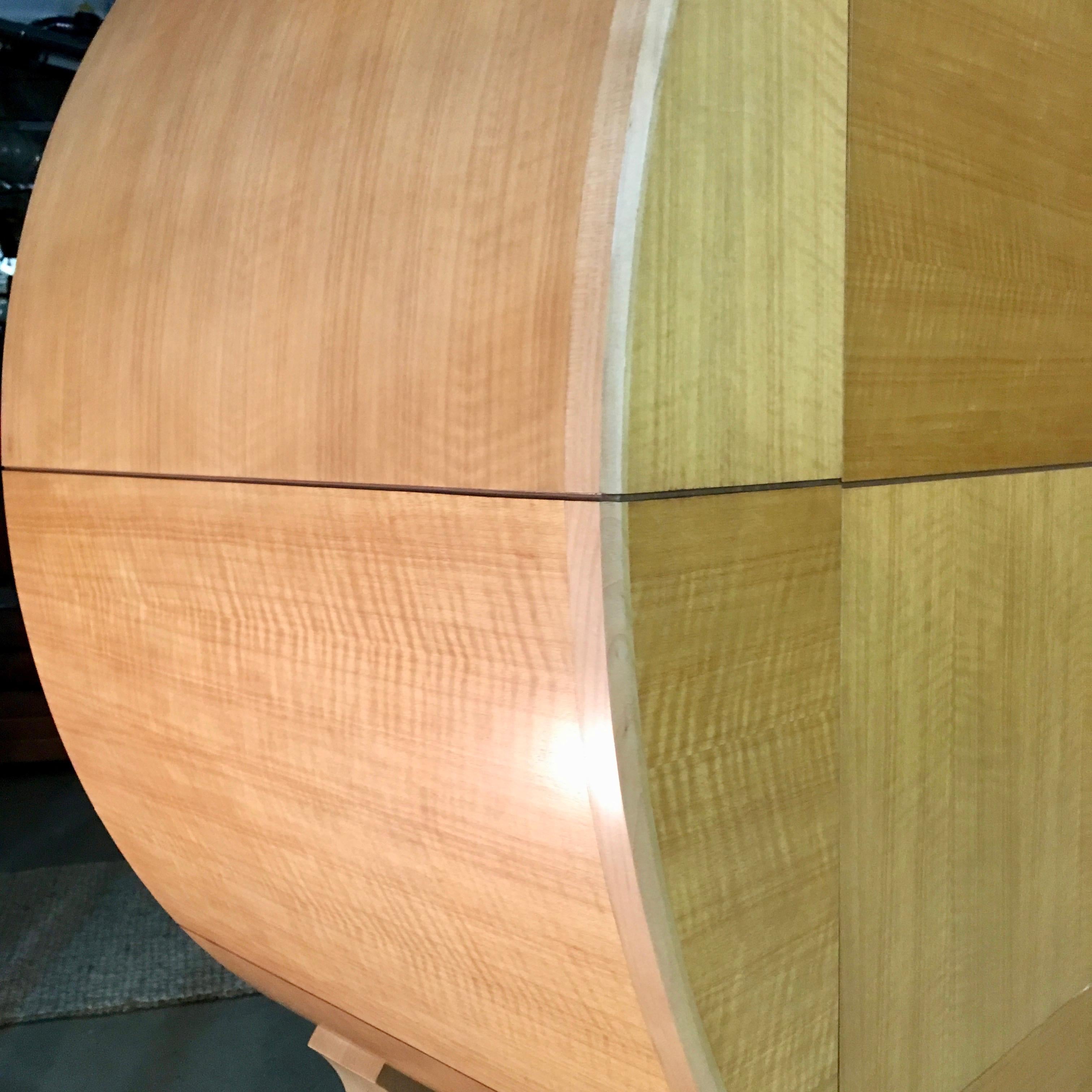 Modernist Sycamore Bar Cabinet by Michael Ryan Architects 7