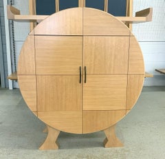 Modernist Sycamore Bar Cabinet by Michael Ryan Architects