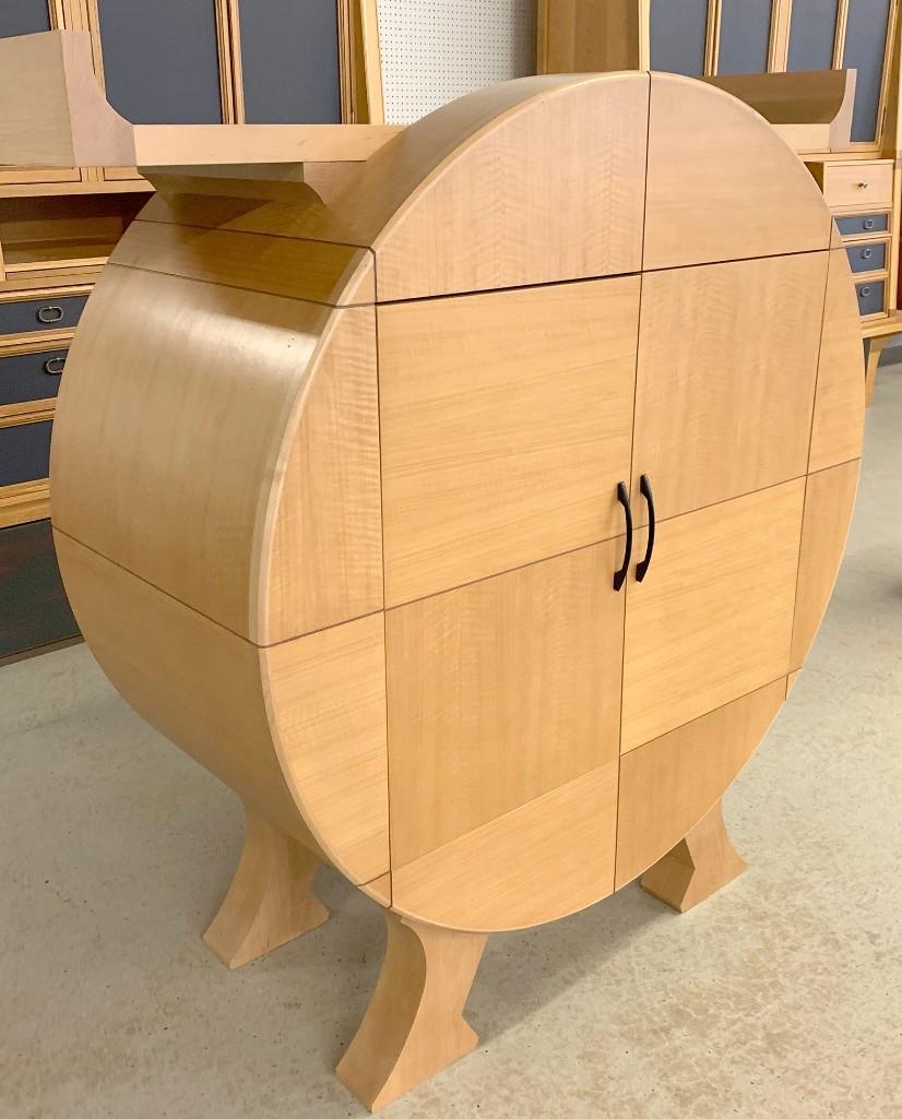 circular bar cabinet