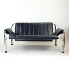 Modernist T 2403 Loveseat By Viliam Chlebo For Kodreta Myjava, Czechoslovakia