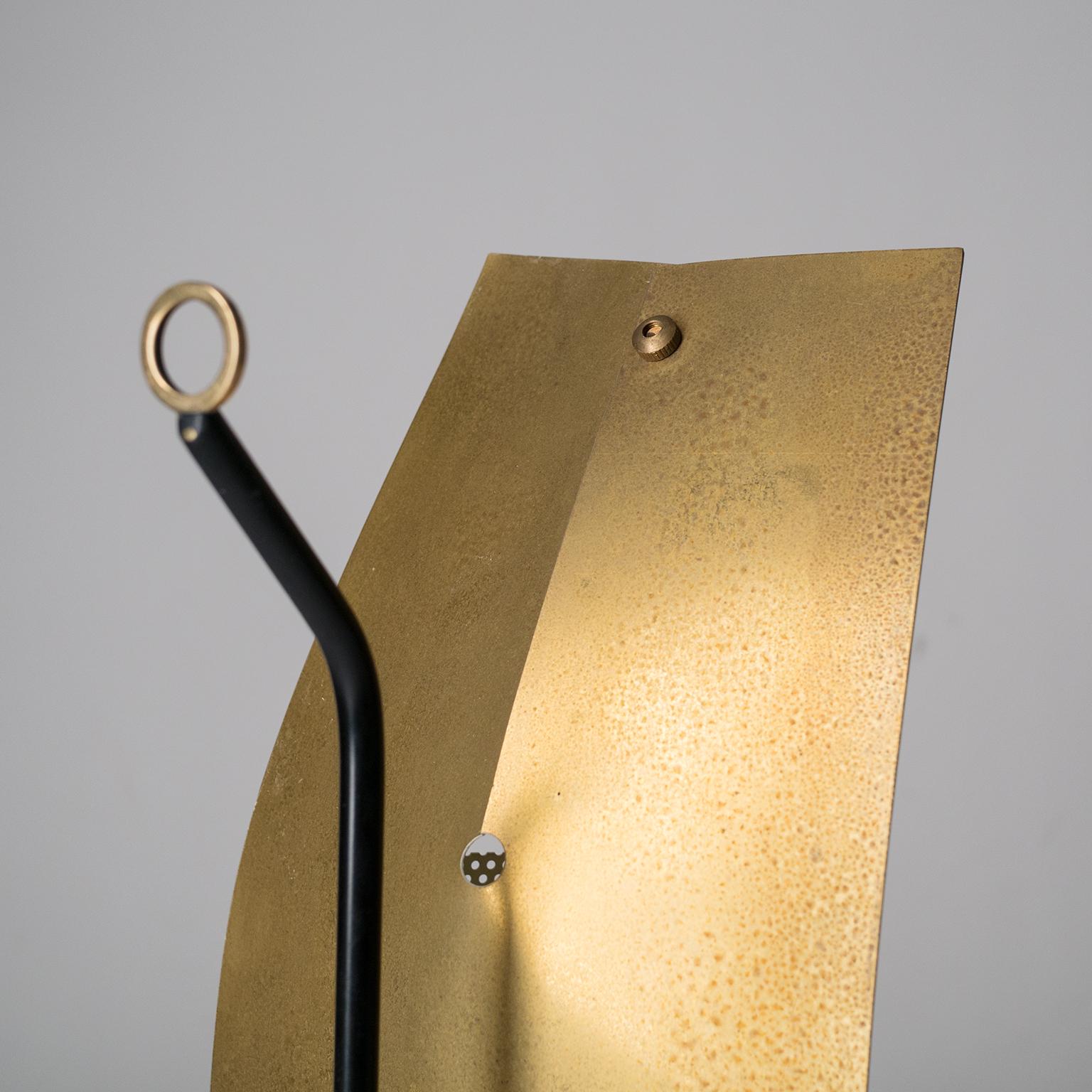 Lacquered Modernist Table and Wall Lamp by Gastone Colliva, 1960s