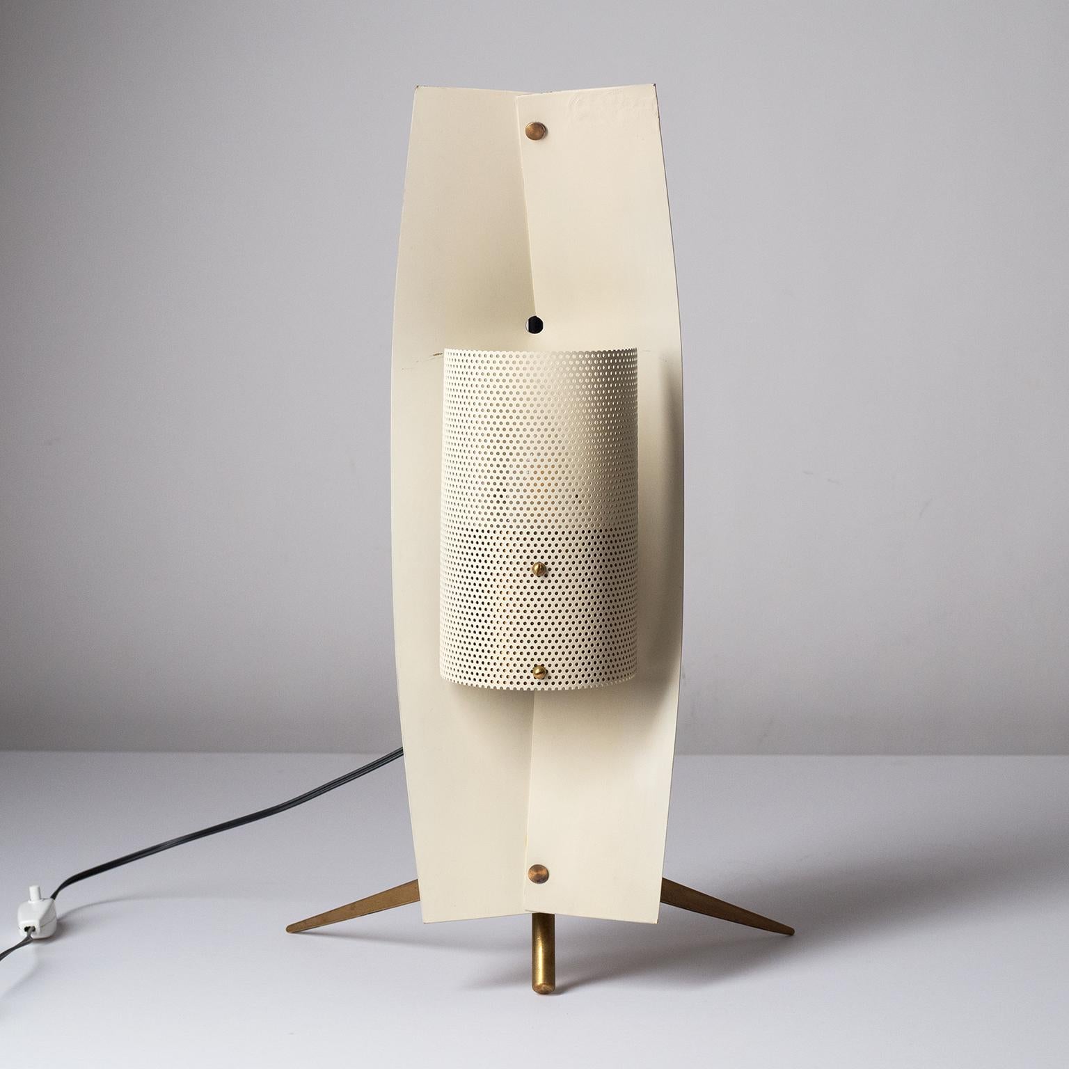 Brass Modernist Table and Wall Lamp by Gastone Colliva, 1960s