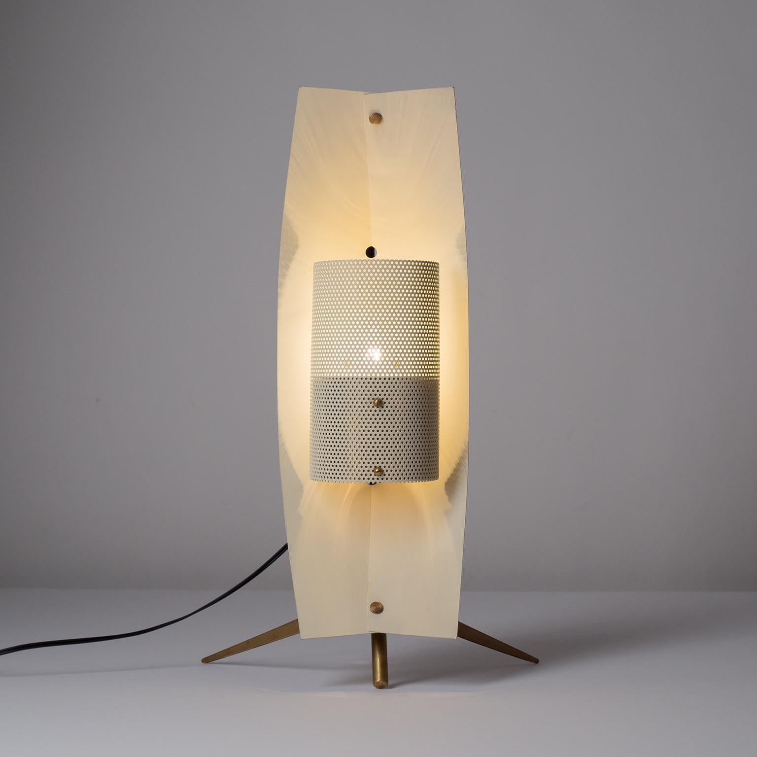 Modernist Table and Wall Lamp by Gastone Colliva, 1960s 1