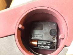 Reloj de sobremesa modernista de Junghans, Alemania, años 70