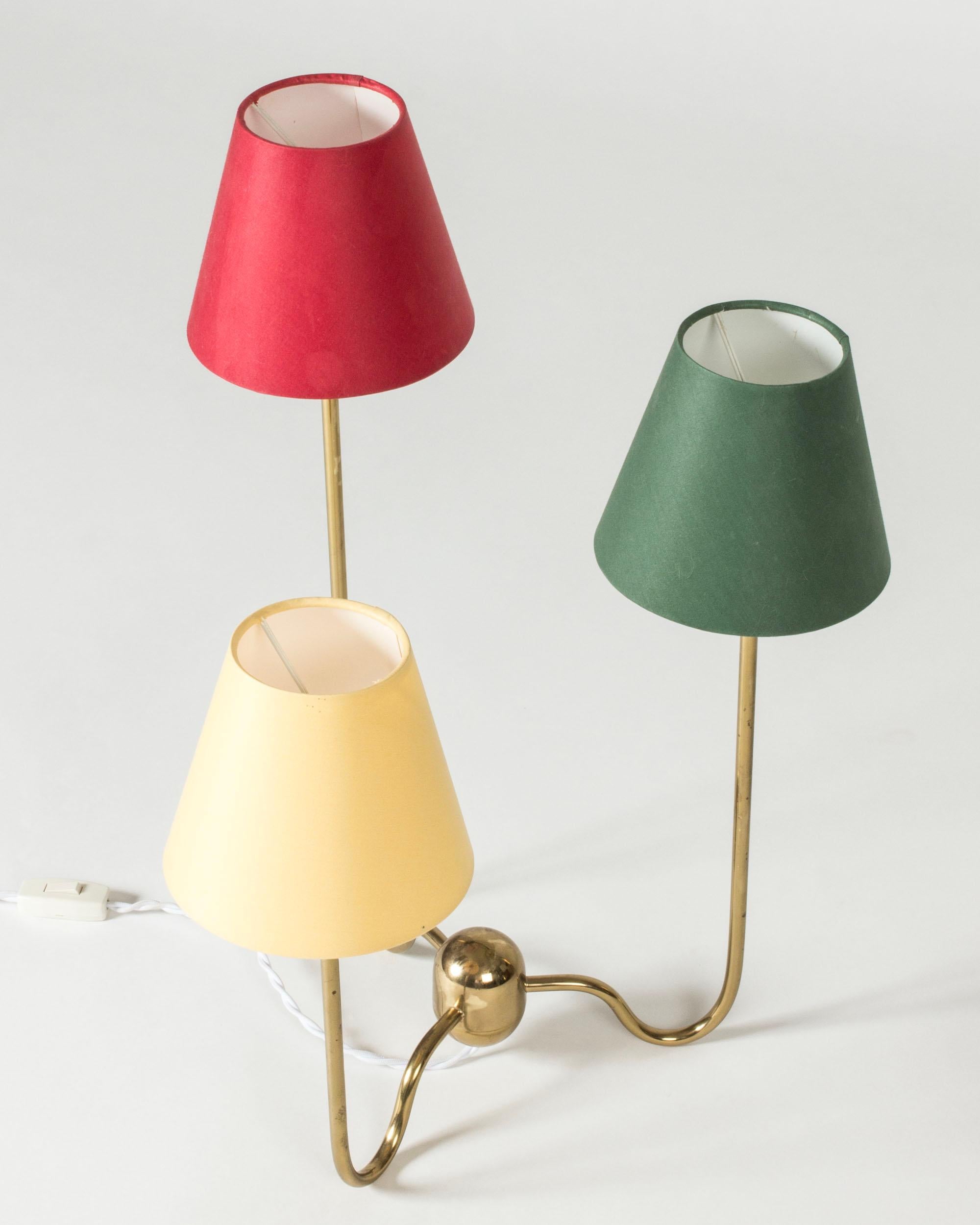 Scandinavian Modern Modernist Table Lamp #2468 by Josef Frank, Svenskt Tenn, Sweden, 1950s For Sale