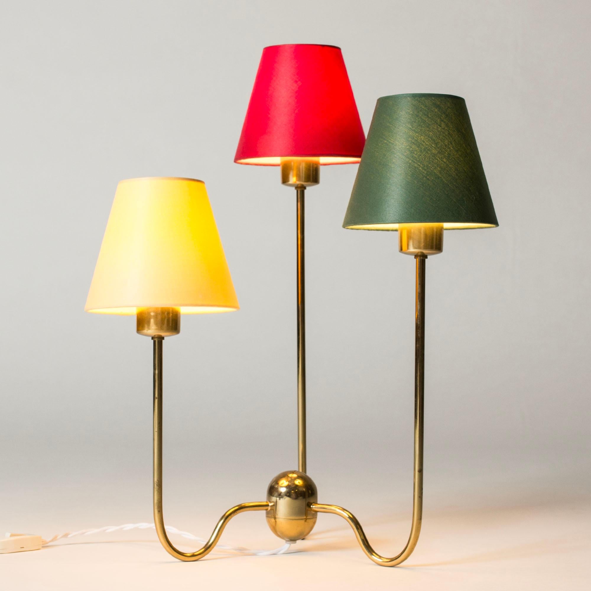 Mid-20th Century Modernist Table Lamp #2468 by Josef Frank, Svenskt Tenn, Sweden, 1950s For Sale