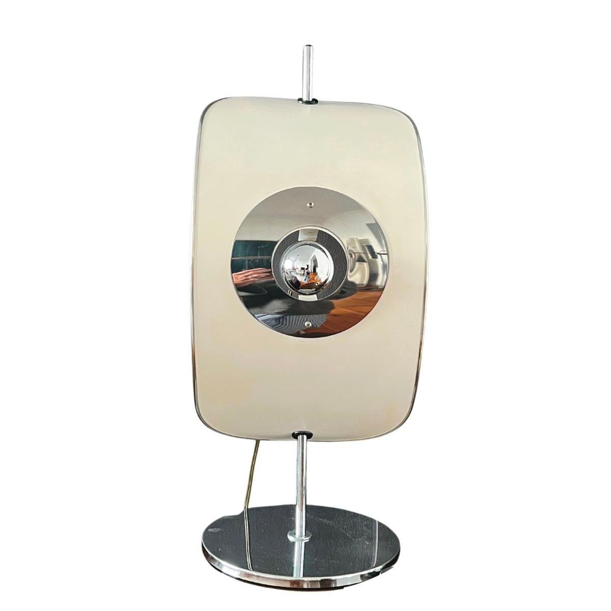 Mid-Century Modern Lampe de table moderniste Brevettato 1970's  en vente
