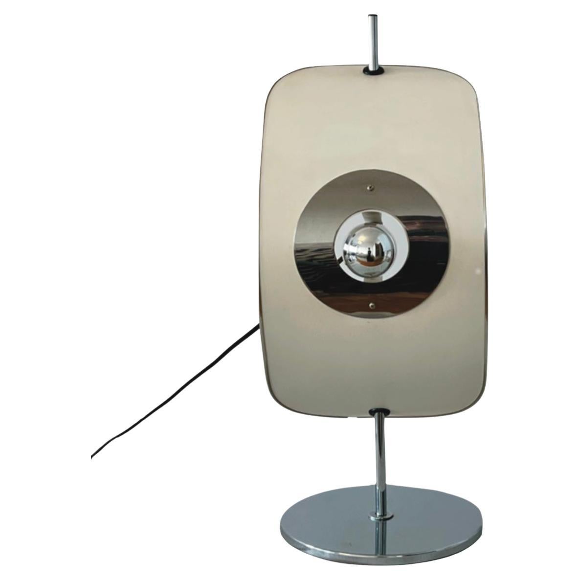 Lampe de table moderniste Brevettato 1970's 