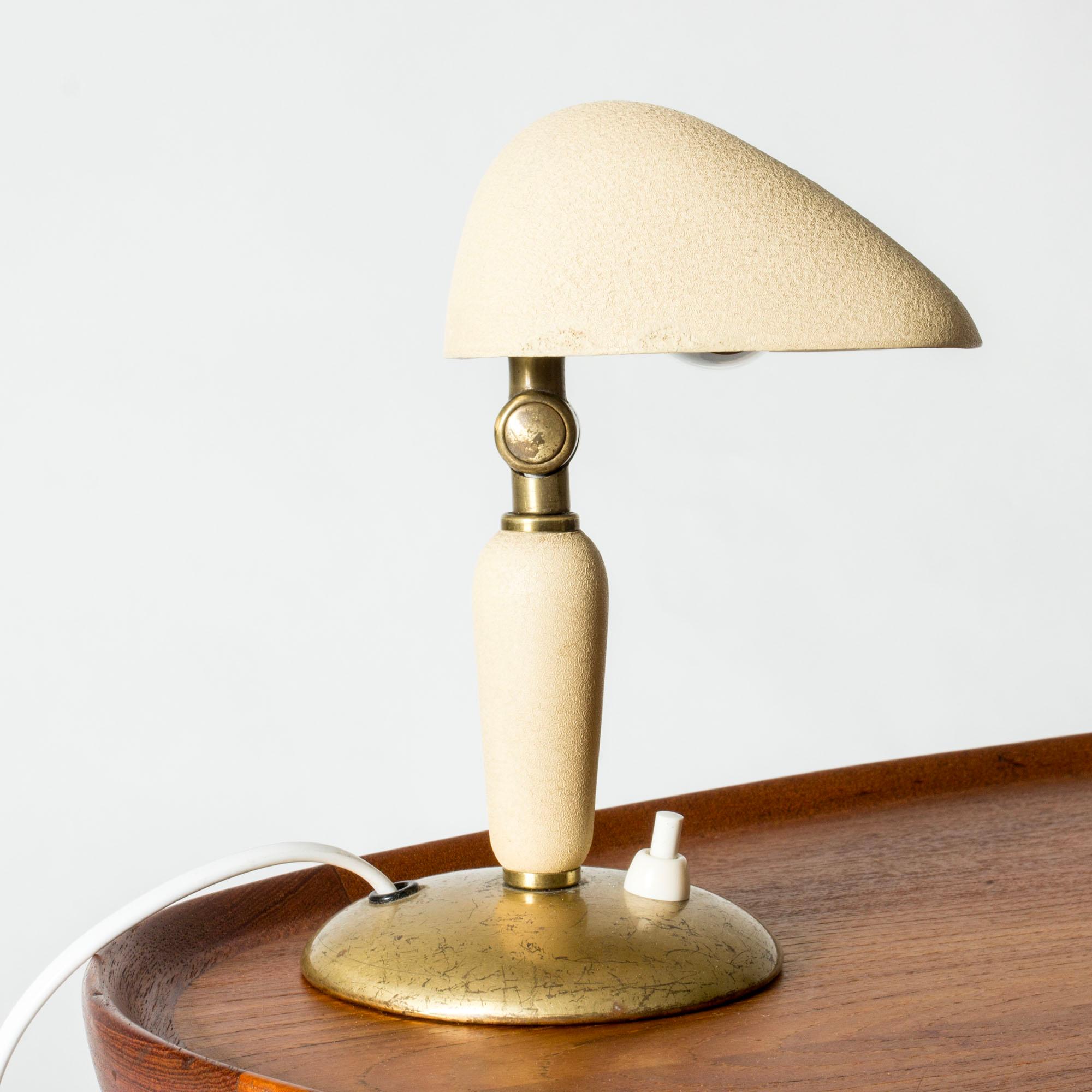 Modernist Table Lamp by Bertil Brisborg, NK, Sweden, 1940s Escandinavo moderno en venta