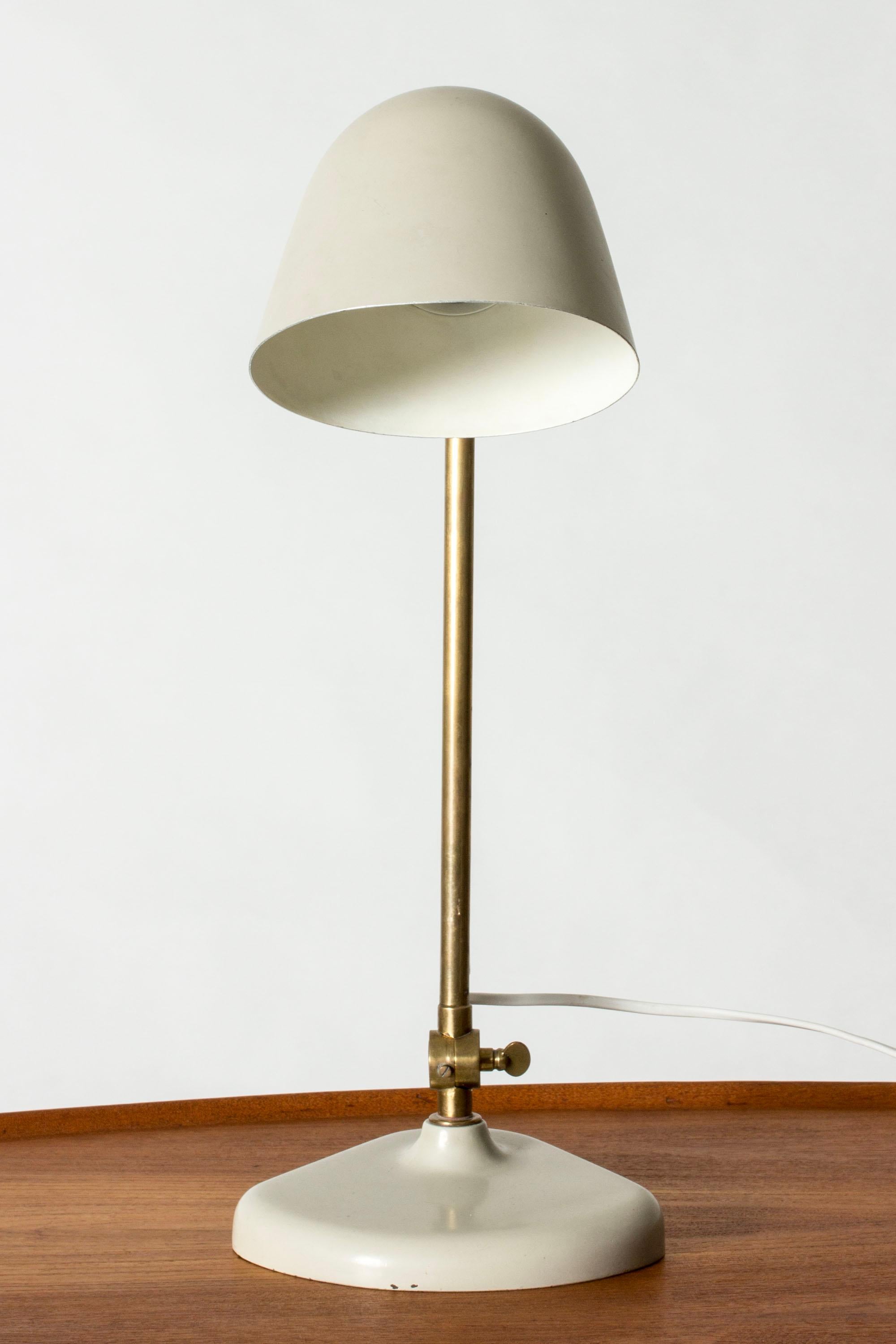 Modernistische Tischlampe der Moderne von Bertil Brisborg, NK, Schweden, 1940er Jahre (Schwedisch) im Angebot