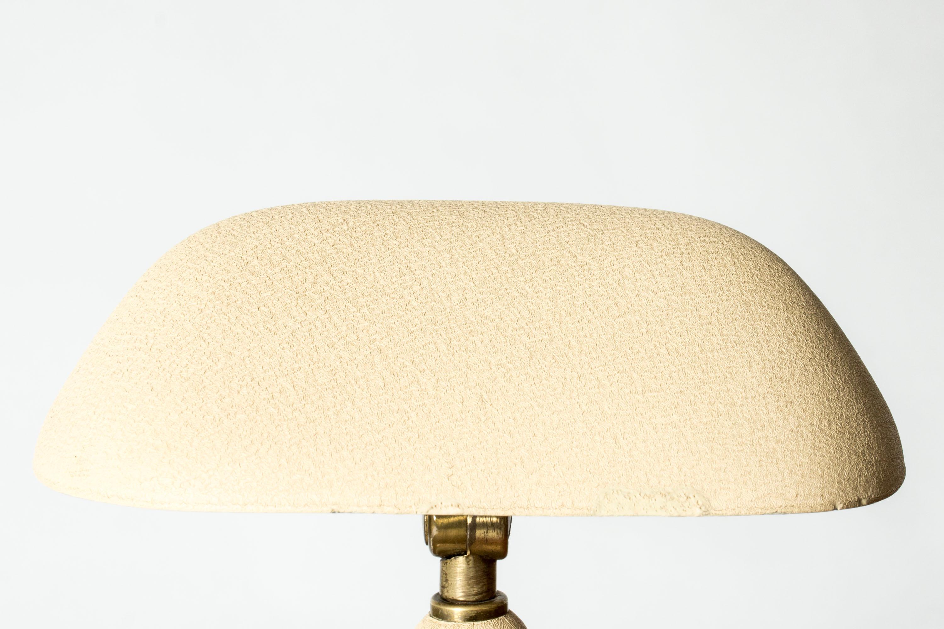 Modernist Table Lamp by Bertil Brisborg, NK, Sweden, 1940s Metal en venta