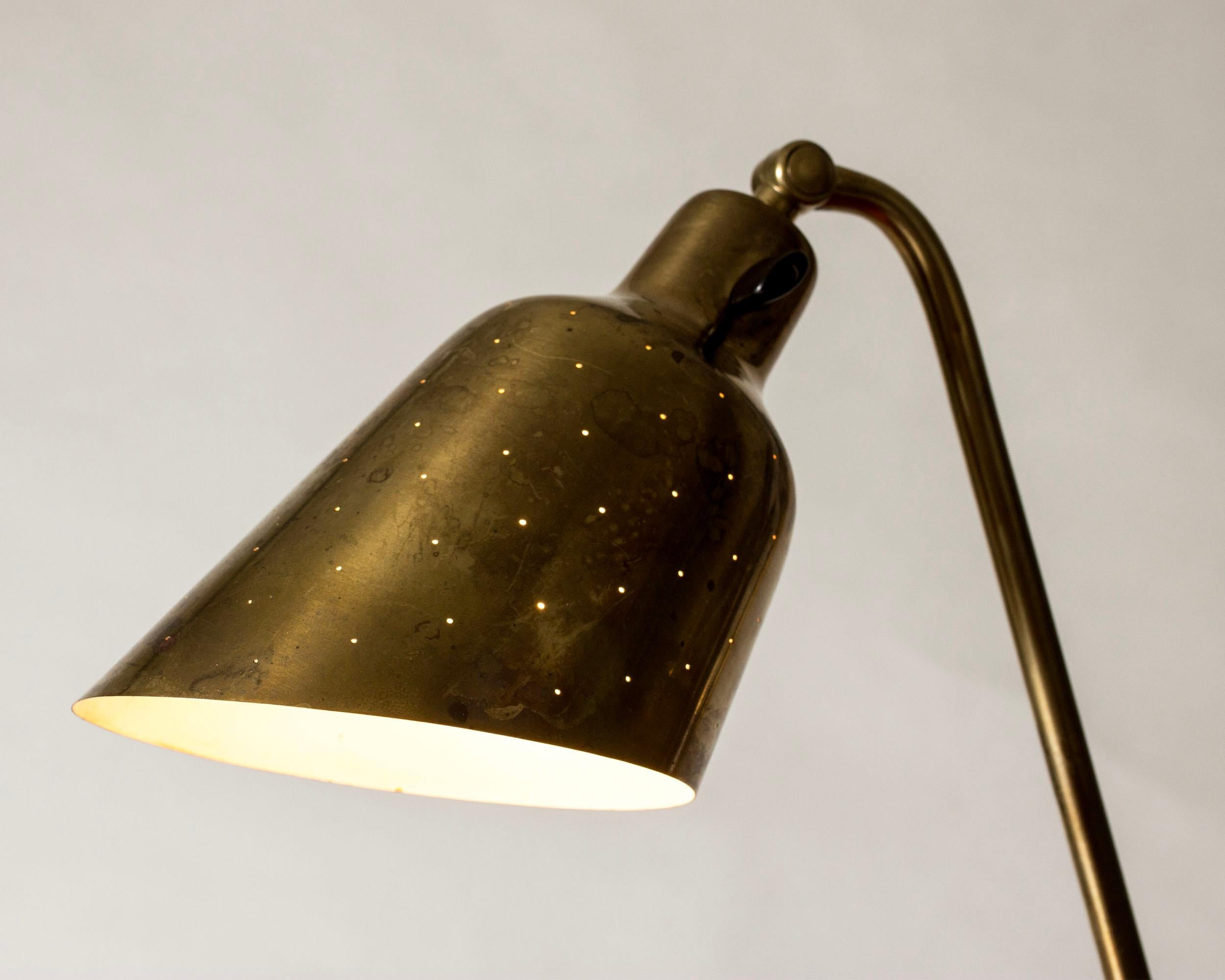 Swedish Modernist Table Lamp by Hans Bergström, Ateljé Lyktan, Sweden, 1950s For Sale