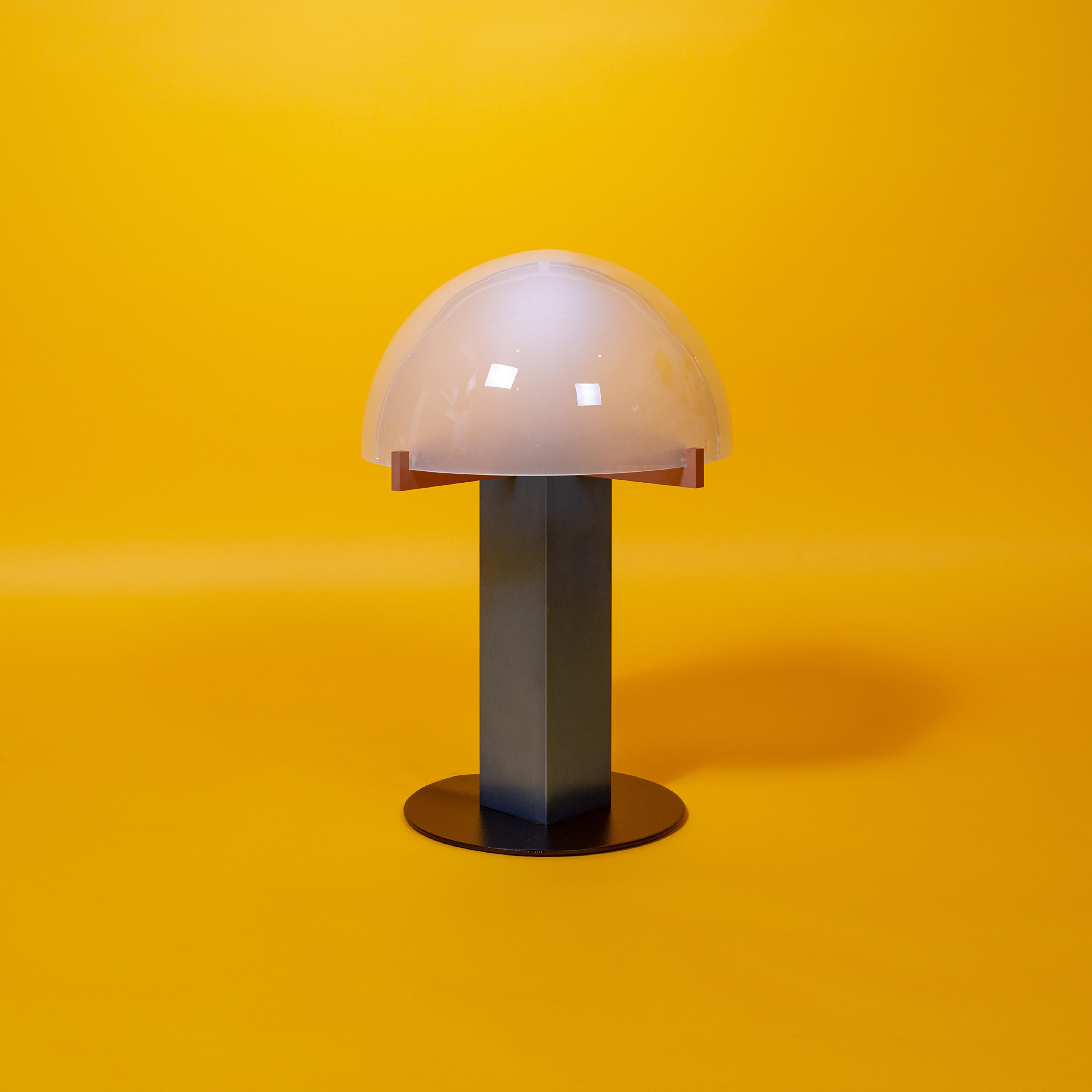 Post-Modern Modernist Table Lamp by Ron Rezek For Sale