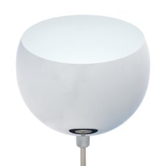 Modernist Table Lamp, Chrome and Black Base, France, Vintage 1970