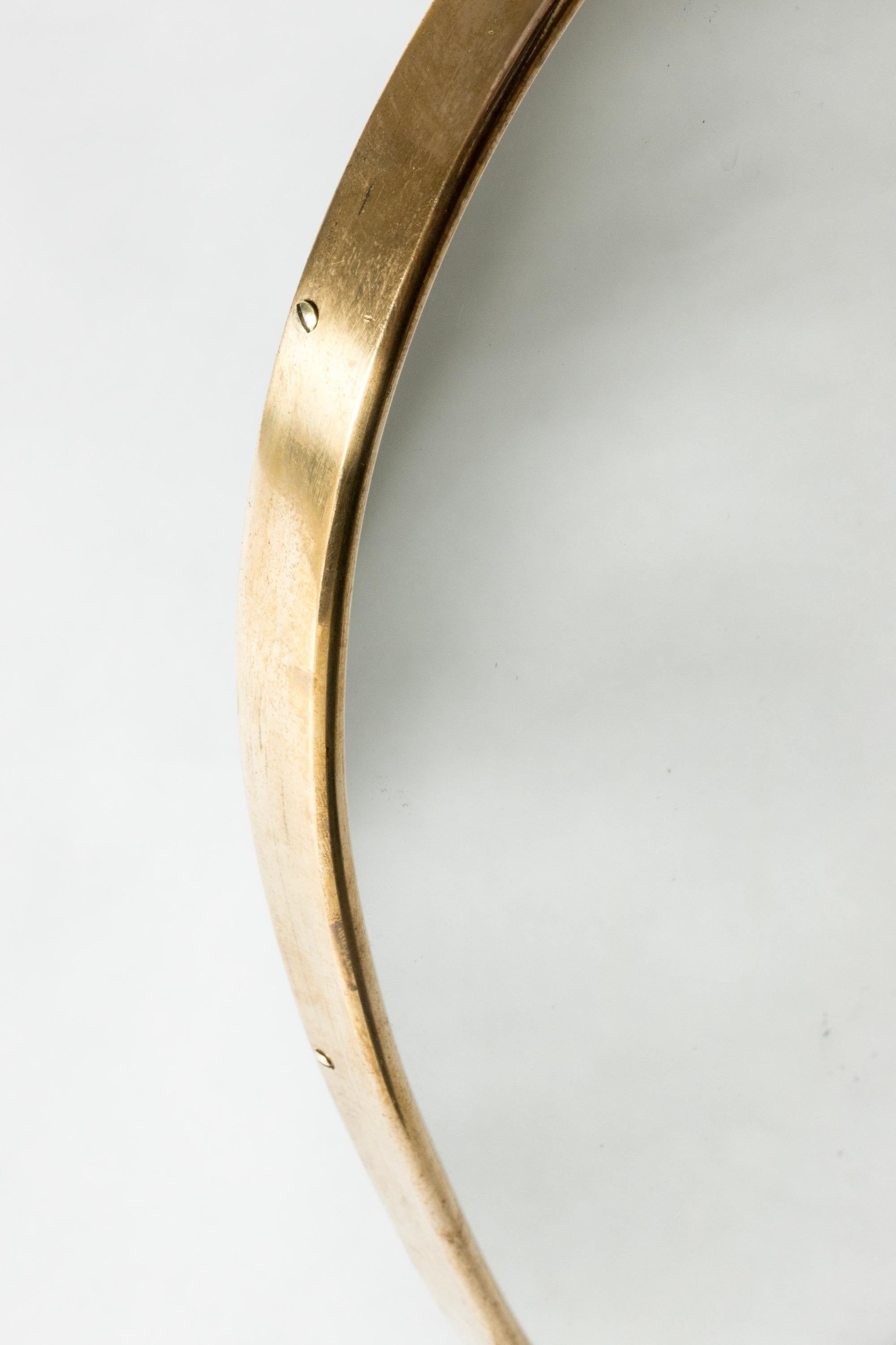 Modernist Table Mirror by David Rosén for Nordiska Kompaniet, Sweden, 1950s In Good Condition In Stockholm, SE
