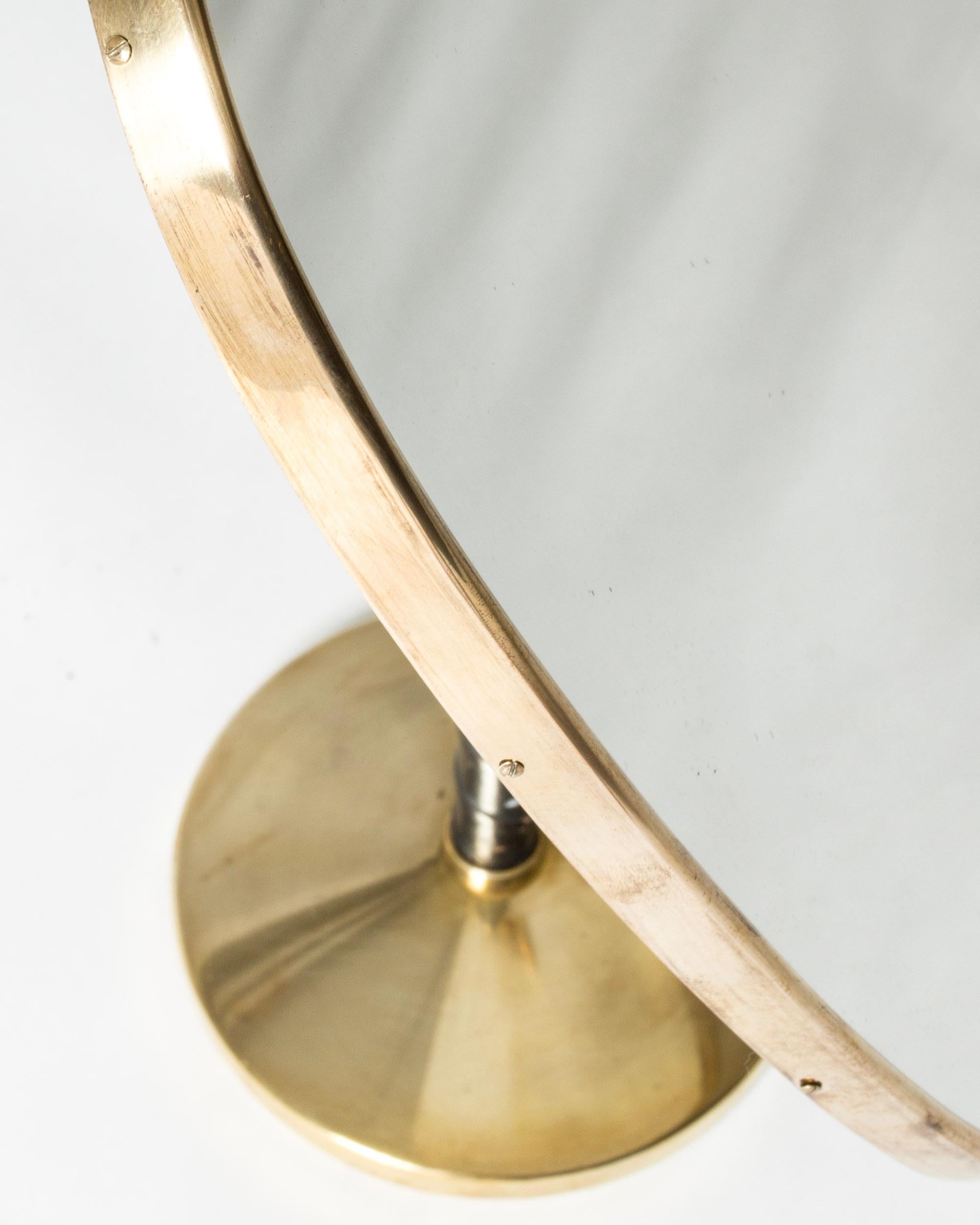 Modernist Table Mirror by David Rosén for Nordiska Kompaniet, Sweden, 1950s 1