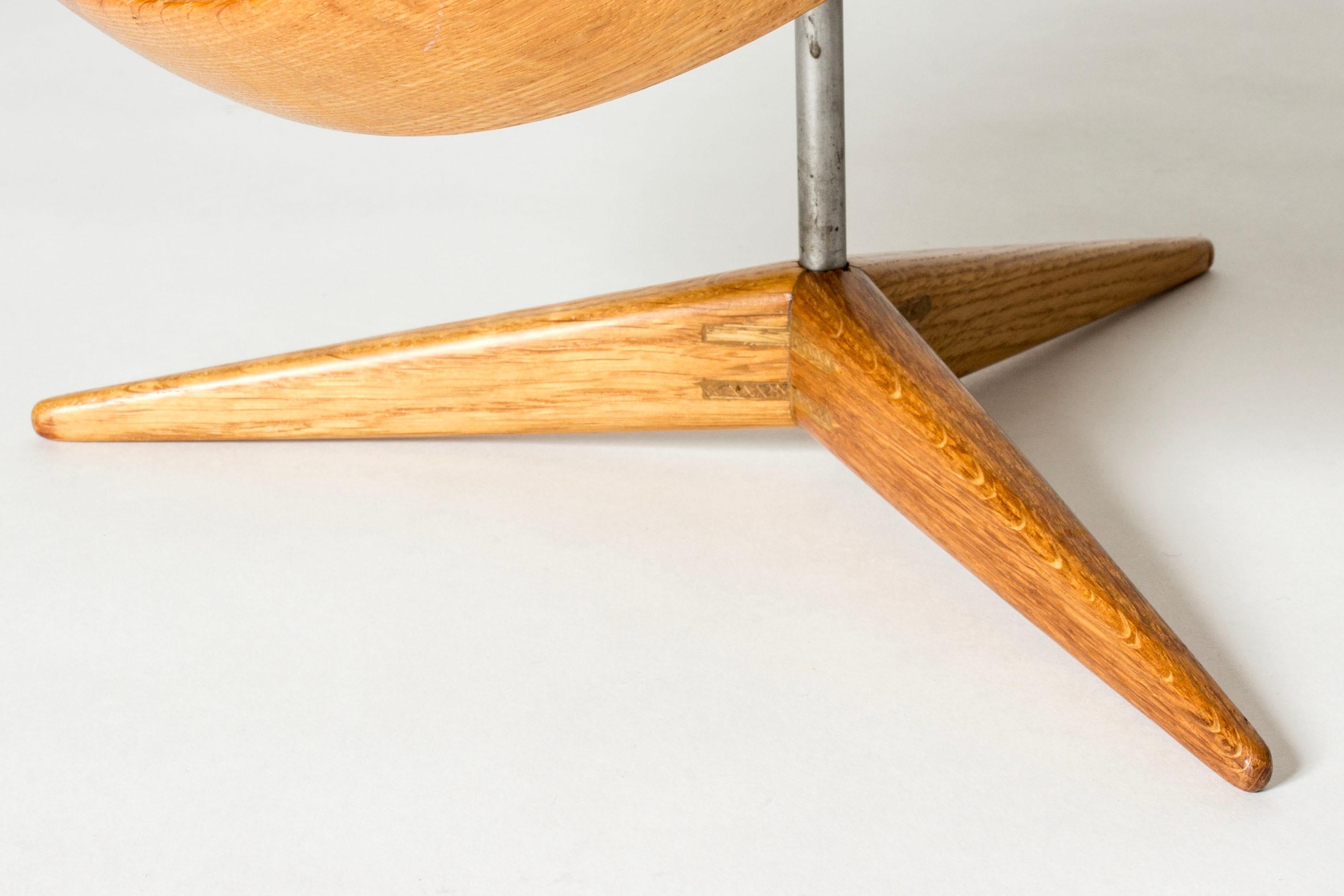 Scandinave moderne Miroir de table moderniste par Uno & Östen Kristiansson, Luxus, Suède, années 1950 en vente