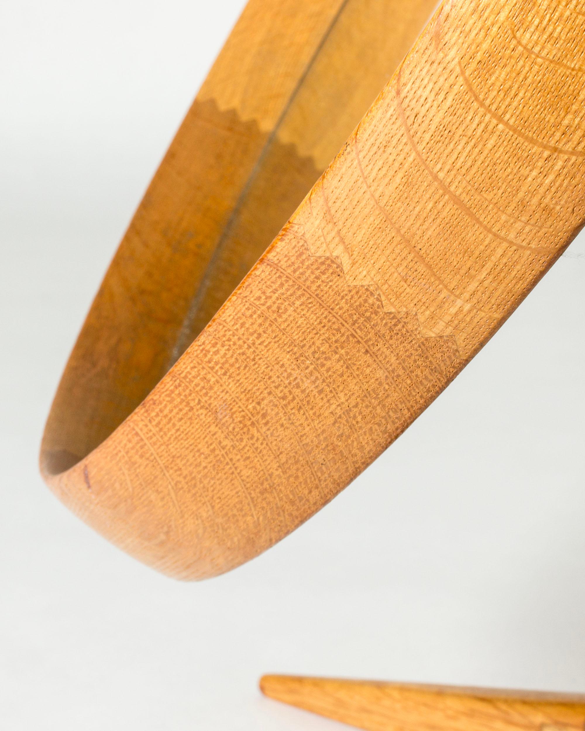 Miroir de table moderniste par Uno & Östen Kristiansson, Luxus, Suède, années 1950 Bon état - En vente à Stockholm, SE